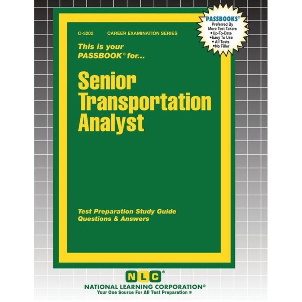 Senior Transportation Analyst -- Passbooks